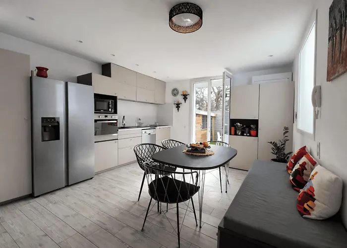 Apartament With Jacuzzi And Courtyard In Andernos-les-Bains